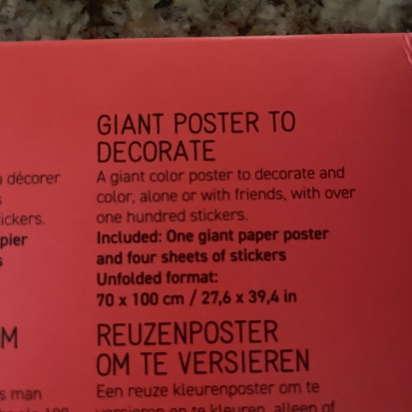 Made in France My Body Giant Sticker Poster for fun and learning - Picture 7 of 10